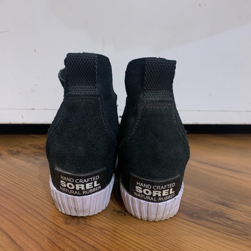 Sorel Black Wedges